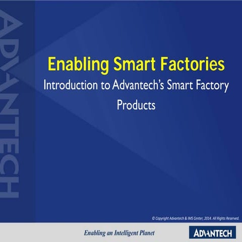 Advantech smart factory products 
