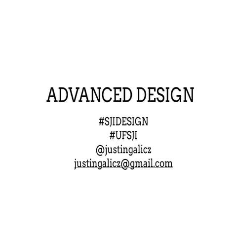 Advanced Design SJI 2014