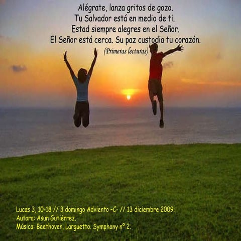 3º domingo de Advento 2009