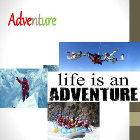 ADVENTURE TOURISM PPT | PPTX