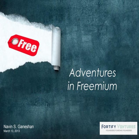 Adventures in freemium
