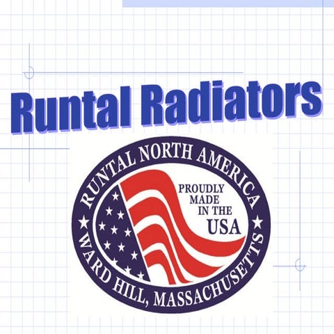 Runtal Family of Products | PPT