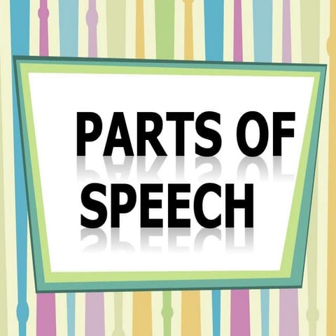 Parts of Speech