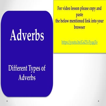 All Adverbs in English Grammar with Examples and Error Correction #englishgra...