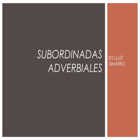 Adverbiales