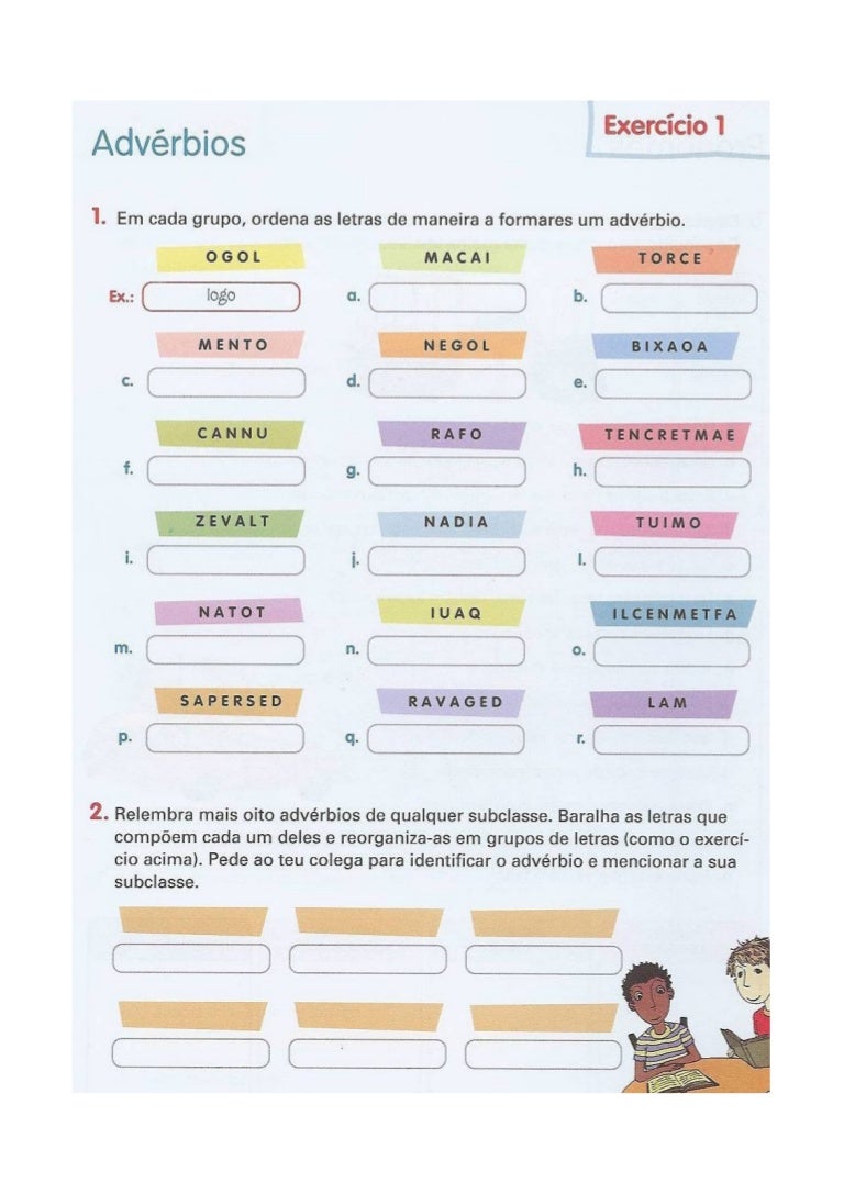 Adverbios De Lugar Em Espanhol Exercicios
