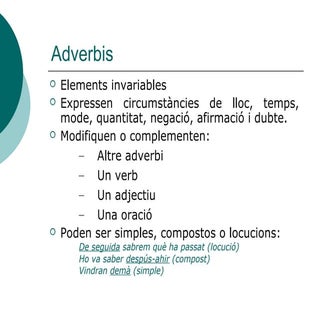 Adverbis