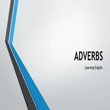 Adverbs