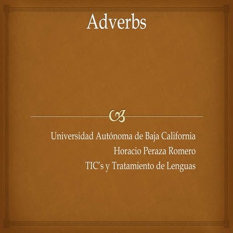 Adverbs