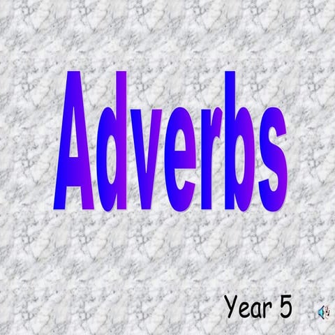 Adverbs