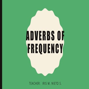 Adverbs of frequency | PPT
