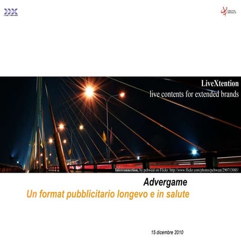 Advergames. Lezione al POLI.design 15 dicembre 2010