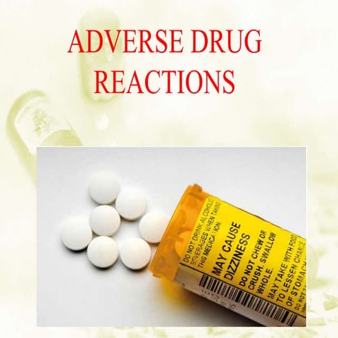 adverse drug reactions and adrs monitoring
