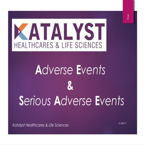 Adverse Events and Serious Adverse Events - Katalyst HLS