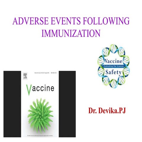Adverse events fallowing immunization