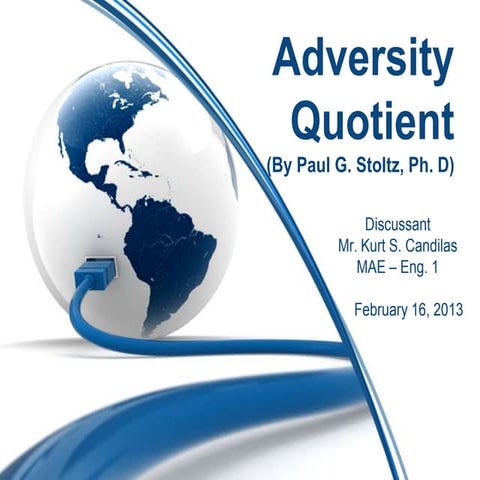 Adversity quotient