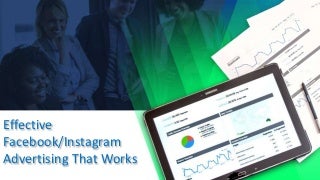 Effective Facebook/Instagram Advertisement That works!
