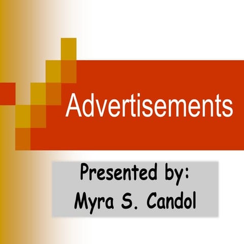Advertisement report