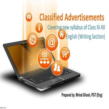 Classified Advertisements   