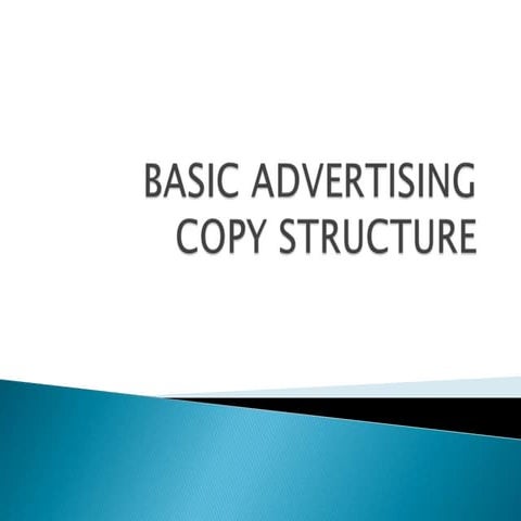 Advertisement structure