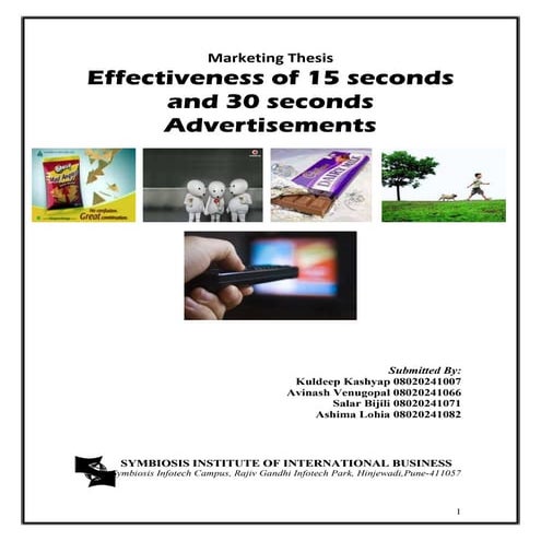 Advertisement Thesis