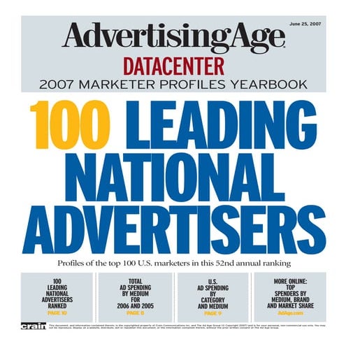 Advertiser List Lna2007