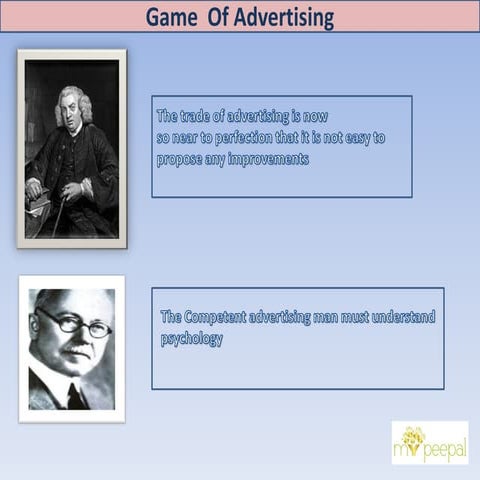 Advertiser presentation