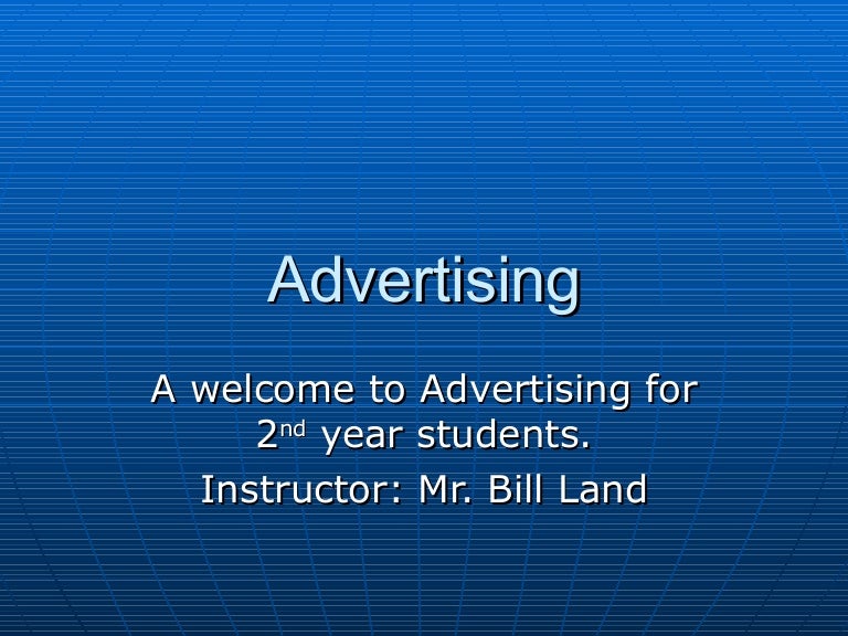 Advertising