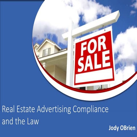 Real Estate Advertising Compliance and the Law - RE41R05