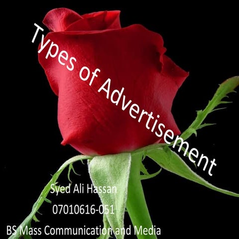 Types of Advertisement