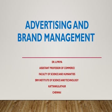 Advertising Management- Essence of Marketing | PPTX