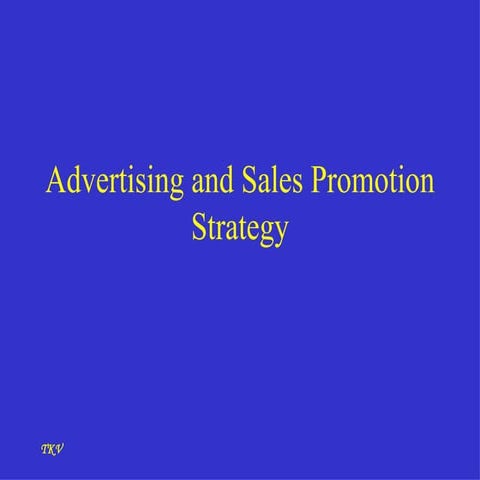 Advertising And Promotion