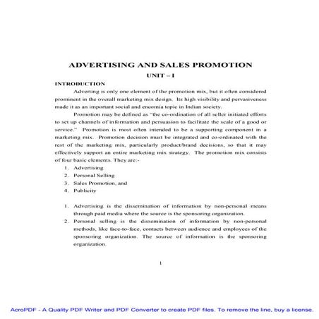 Advertising and sales_promotion