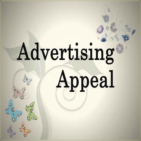 Advertising appeal