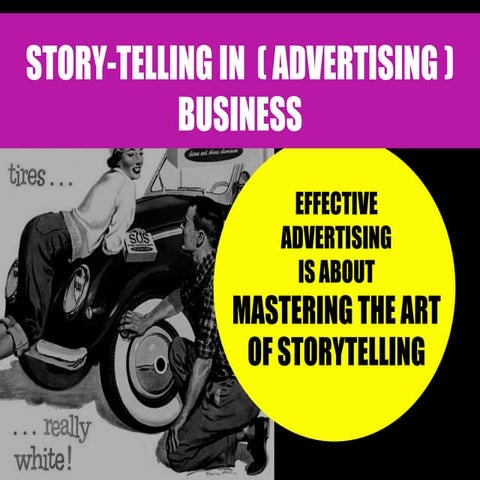 Storytelling in Advertising Business 
