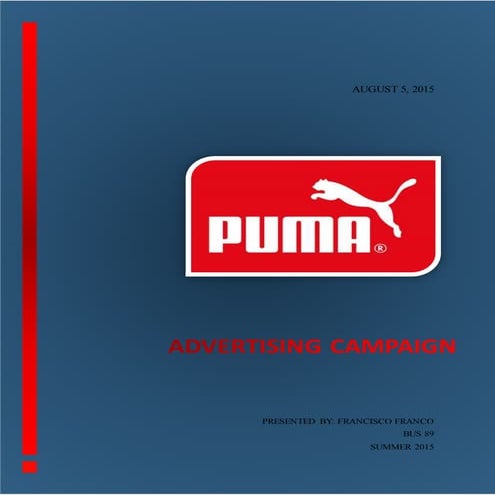Advertising book puma