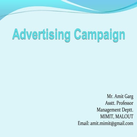 Advertising campaign.ppt