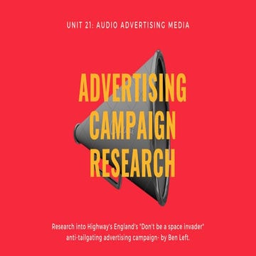 Advertising campaign research