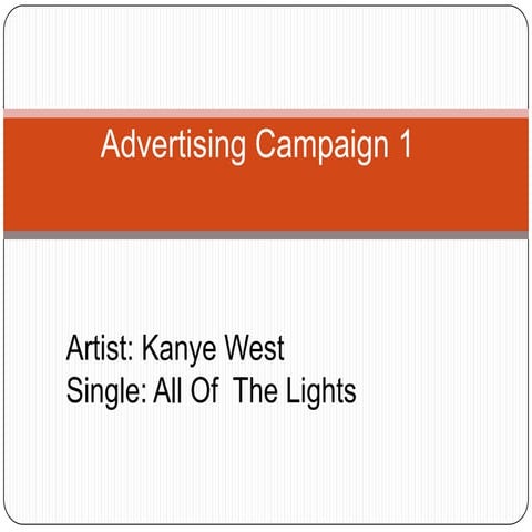 Advertising campaigns