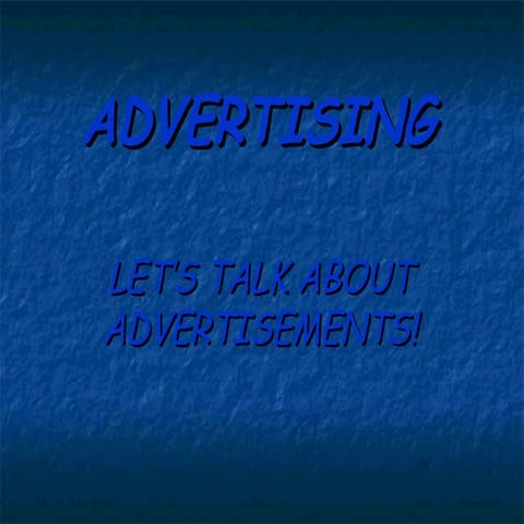 advertising