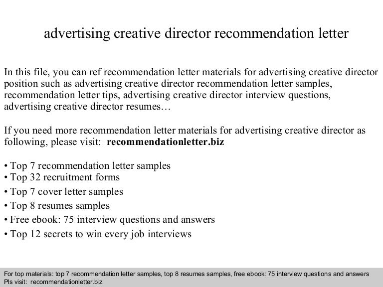 advertisingcreativedirectorrecommendationletter 140825005836 phpapp02 thumbnail 4jpgcb1408928326