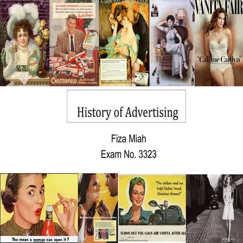 history of advertising | PPTX