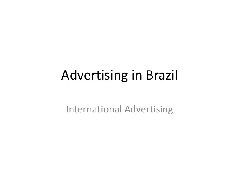 Advertising in brazil