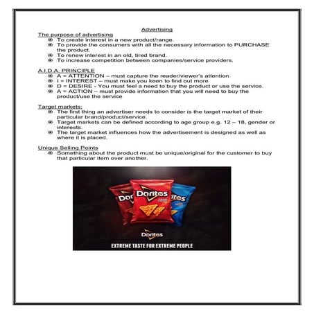 Advertisements - analysis | PDF
