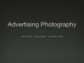 Advertising photography Presentation