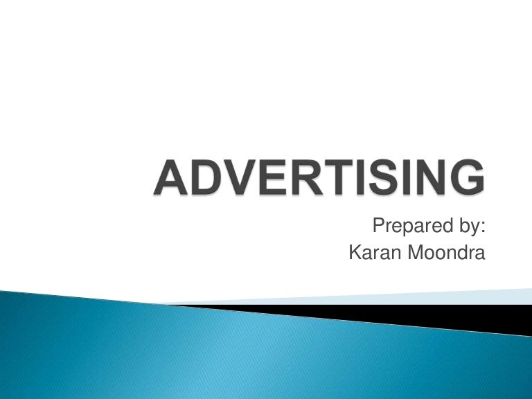 Advertising ppt