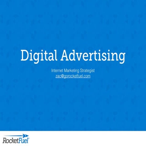 Advertising presentation