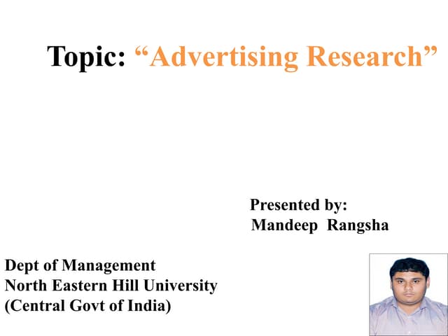 Advertising research