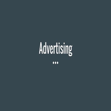 Advertising slideshow 