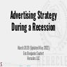Advertising Strategy in a Recession